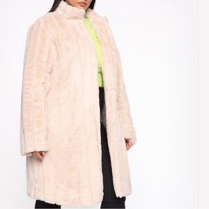 Cream Teddy Jacket